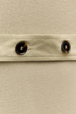 Hot VESTIDO RIB CINTURÓN Mujer Vestidos