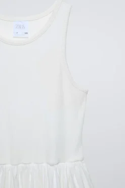 Niños ZARA 6 - 14 Años·Vestidos / Monos<VESTIDO RIB GLOBO