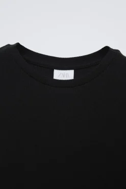 Niños ZARA 6 - 14 Años·Vestidos / Monos<VESTIDO RIB GLOBO