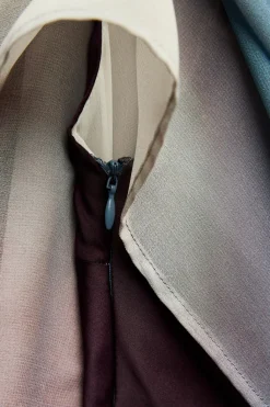 Discount VESTIDO SATINADO ESTAMPADO CAPA Mujer Vestidos