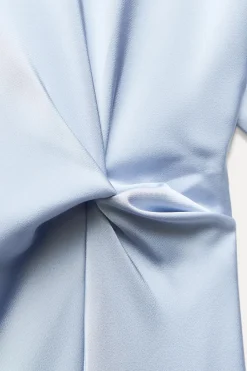 Clearance VESTIDO SATINADO NUDO Mujer Vestidos