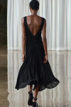 Sale VESTIDO SEMITRANSPARENTE TEXTURA Mujer Vestidos|Lenceria