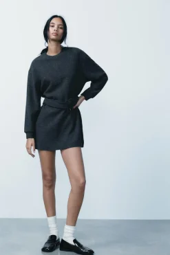 Discount VESTIDO SOFT CINTURÓN Mujer Vestidos