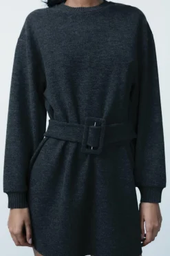 Discount VESTIDO SOFT CINTURÓN Mujer Vestidos