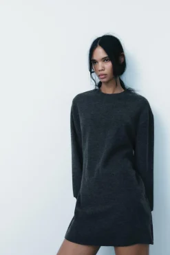 Discount VESTIDO SOFT CINTURÓN Mujer Vestidos