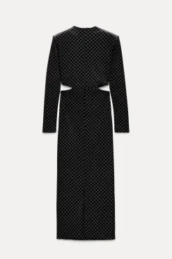 Sale VESTIDO TERCIOPELO BRILLOS Mujer Vestidos