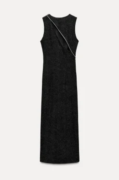 Fashion VESTIDO TERCIOPELO BRILLOS Mujer Vestidos