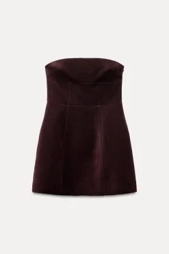 Best VESTIDO TERCIOPELO LAZO Mujer Vestidos