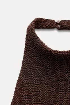 Sale VESTIDO TEXTURA CUT OUT Mujer Vestidos