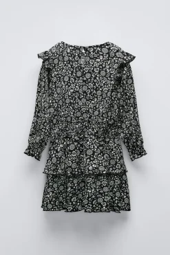 Niños ZARA 6 - 14 Años·Vestidos / Monos<VESTIDO TEXTURA ESTAMPADO