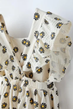 Niños ZARA 1½ - 6 Años·Vestidos / Petos|6 - 18 Meses·Vestidos / Monos<VESTIDO TEXTURA FLORES