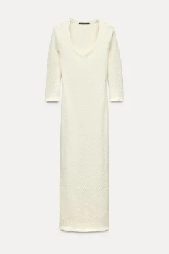 New VESTIDO TEXTURA SOFT Mujer Vestidos