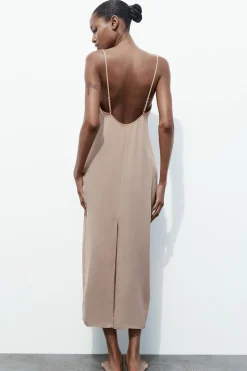 New VESTIDO TIPO FORRO LARGO Mujer Vestidos