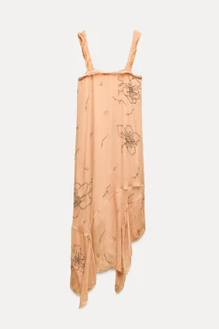 Clearance VESTIDO TIRANTES BORDADO ZW COLLECTION Mujer Vestidos