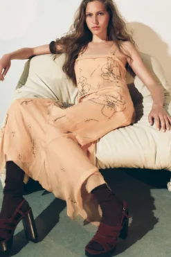 Clearance VESTIDO TIRANTES BORDADO ZW COLLECTION Mujer Vestidos