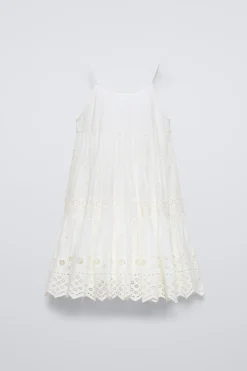 Niños ZARA 6 - 14 Años·Vestidos / Monos<VESTIDO TIRANTES BORDADOS