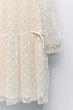Niños ZARA 1½ - 6 Años·Vestidos / Petos|6 - 18 Meses·Vestidos / Monos<VESTIDO TUL BORDADO