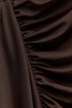 Best VESTIDO TUL DRAPEADO ASIMÉTRICO Mujer Vestidos