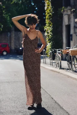 Sale VESTIDO VOLANTES LUNARES Mujer Vestidos