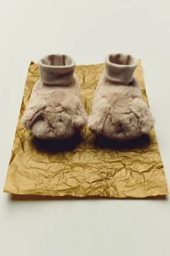 Niños ZARA 0 - 6 Meses·Patucos<ZAPATILLA DE CASA CONEJITO