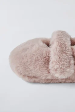 Niños ZARA 0 - 6 Meses·Patucos<ZAPATILLA DE CASA PELO
