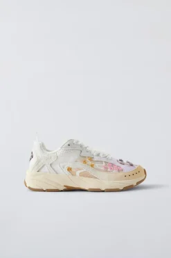 Niños ZARA 6 - 14 Años·Zapatos<ZAPATILLA DEPORTIVA FLORES