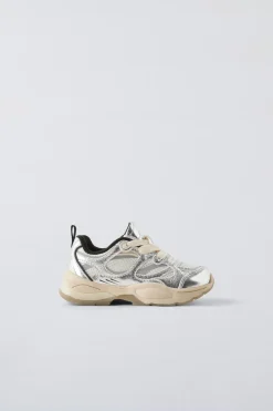 Niños ZARA 1½ - 6 Años·Zapatos|1½ - 6 Años·Zapatos<ZAPATILLA DEPORTIVA METALIZADA