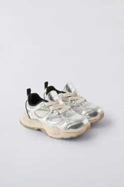Niños ZARA 1½ - 6 Años·Zapatos|1½ - 6 Años·Zapatos<ZAPATILLA DEPORTIVA METALIZADA