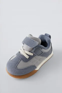 Niños ZARA 1½ - 6 Años·Zapatos|1½ - 6 Años·Zapatos<ZAPATILLA DEPORTIVA PIEL COMBINADA