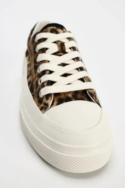 Clearance ZAPATILLAS DEPORTIVAS BAMBA ESTAMPADO ANIMAL Mujer Zapatos