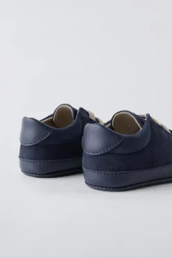 Niños ZARA 0 - 6 Meses·Patucos<ZAPATO CORDONES ELÁSTICOS