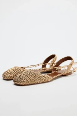 Fashion ZAPATO DESTALONADO CROCHET ATADO Mujer Zapatos