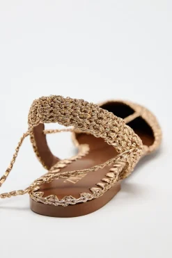 Fashion ZAPATO DESTALONADO CROCHET ATADO Mujer Zapatos