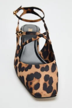 Hot ZAPATO DESTALONADO ESTAMPADO ANIMAL Mujer Zapatos