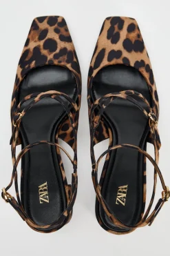 Hot ZAPATO DESTALONADO ESTAMPADO ANIMAL Mujer Zapatos