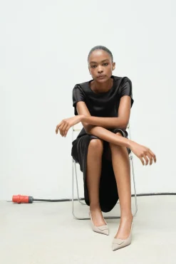 Sale ZAPATO DESTALONADO TACÓN ADORNO Mujer Zapatos