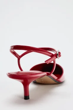 Clearance ZAPATO DESTALONADO TACÓN KITTEN ACHAROLADO Mujer Zapatos