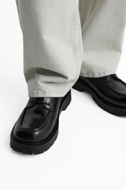 Outlet Zapato Punta Cuadrada Hombre Zapatos