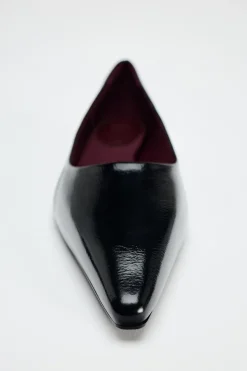 Hot ZAPATO PUNTA EFECTO ACHAROLADO Mujer Zapatos