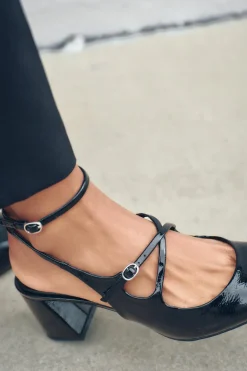 Hot ZAPATO TACÓN ACHAROLADO Mujer Zapatos