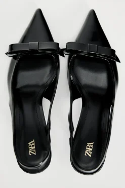 Fashion ZAPATO TACÓN ACHAROLADO LAZO Mujer Zapatos