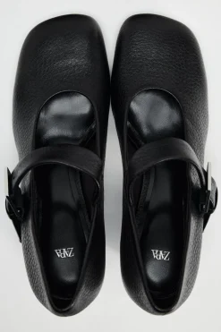 Outlet ZAPATO TACÓN ANCHO PIEL Mujer Zapatos