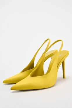 Hot ZAPATO TACÓN DESTALONADO SATINADO Mujer Zapatos