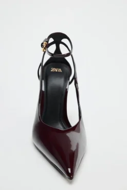 New ZAPATO TACÓN EFECTO ACHAROLADO Mujer Zapatos