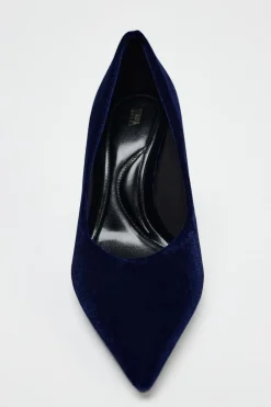 Sale ZAPATO TACÓN EFECTO TERCIOPELO Mujer Zapatos