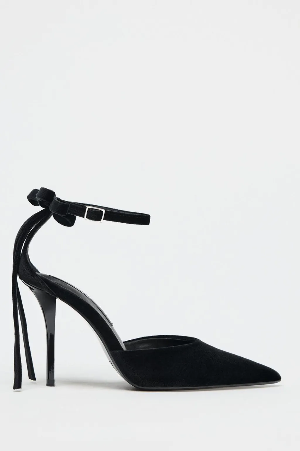 Sale ZAPATO TACÓN LAZO EFECTO TERCIOPELO Mujer Zapatos