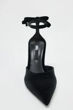 Sale ZAPATO TACÓN LAZO EFECTO TERCIOPELO Mujer Zapatos