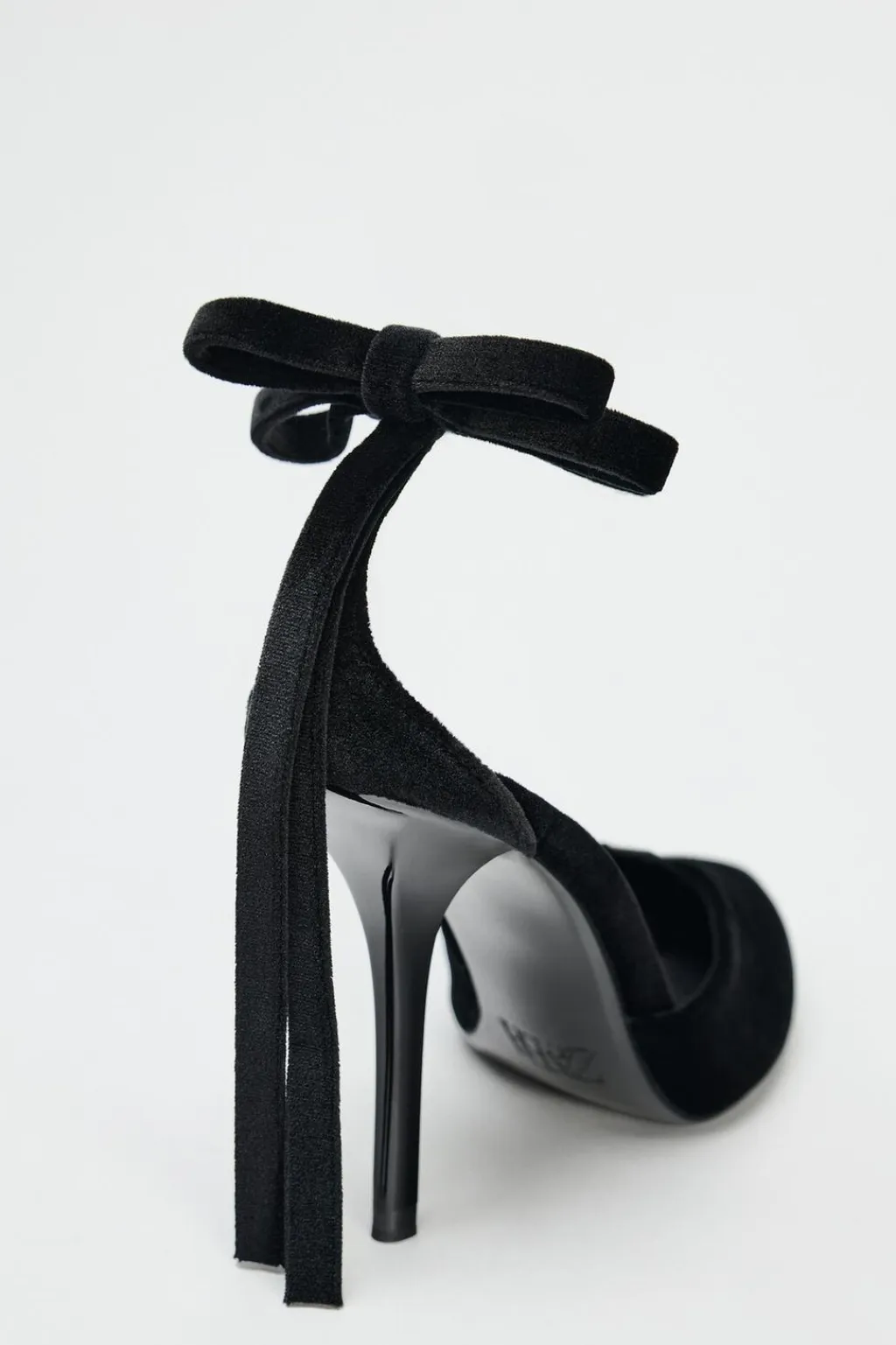 Sale ZAPATO TACÓN LAZO EFECTO TERCIOPELO Mujer Zapatos