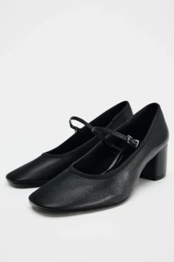 New ZAPATO TACÓN TIRA PIEL Mujer Zapatos