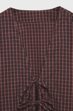 Niños ZARA Z3D +14 Años·Partes De Arriba<Z3D BLUSA CUADROS LACITOS